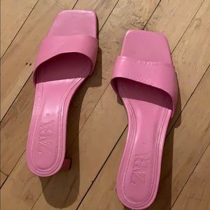 Pink sandals